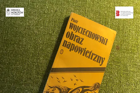 Okładka książki Piotra Wojciechowskiego "Obraz napowietrzny".