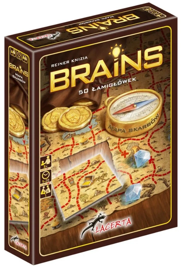 Pudełko z grą planszową "Brains. Mapa skarbów"