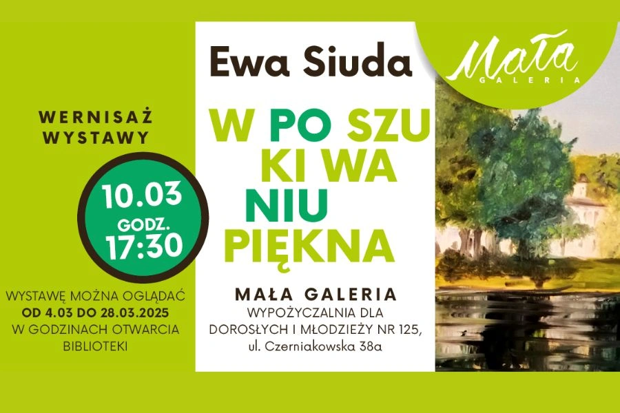 Na zielonym tle fragment obrazu olejnego, tekst zawarty w treści artykułu