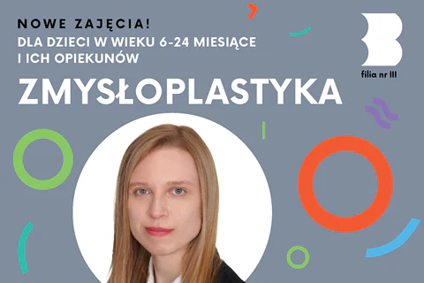 Zdjęcie młodej blondynki o długich włosach - to prowadząca zajęcia.
