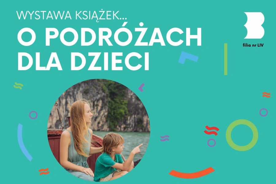 Łódka pływa przy skalistym brzegu, a w niej kobieta z około ośmioletnim chłopcem.