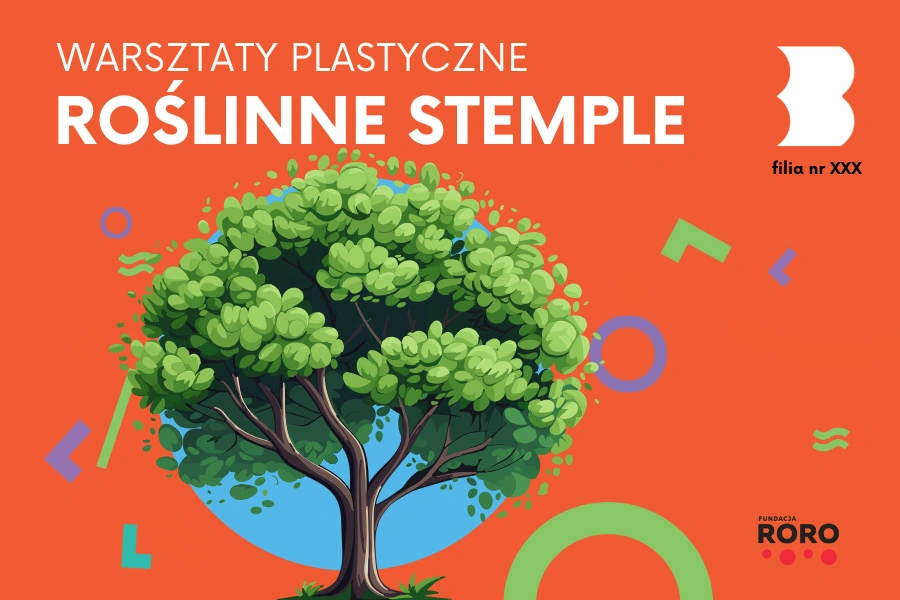 Rysunek wyrośniętego drzewa liściastego.