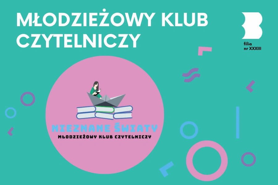Książki tworzą fale, na których pływa papierowa łódka z jedną pasażerką czytającą książkę.