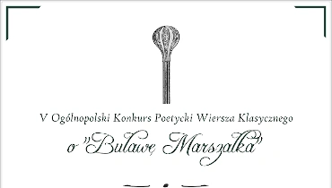 Plakat wydarzenia Konkurs Poetycki Wiersza Klasycznego