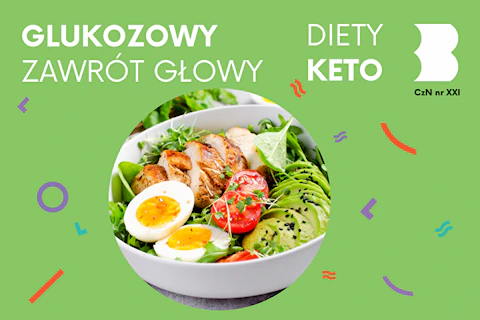 W porcelanowym półmisku znajdują się jajka, pomidory, ogórek, mięso, przyprawy.