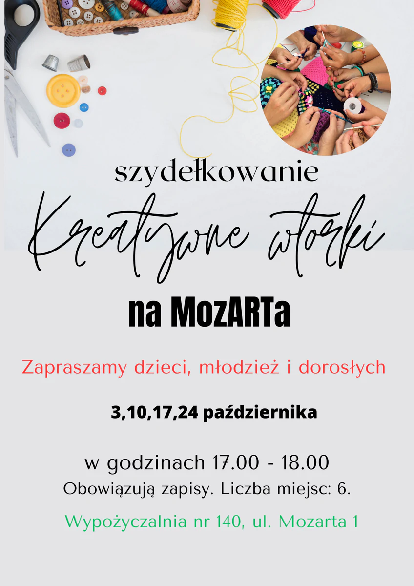 W kółku dużo szydełkujących rąk. Do tekst zawarty w artykule.