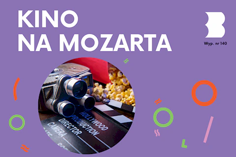 Na stole leży klas filmowy, kamera na taśmę celulozową i trochę popcornu.