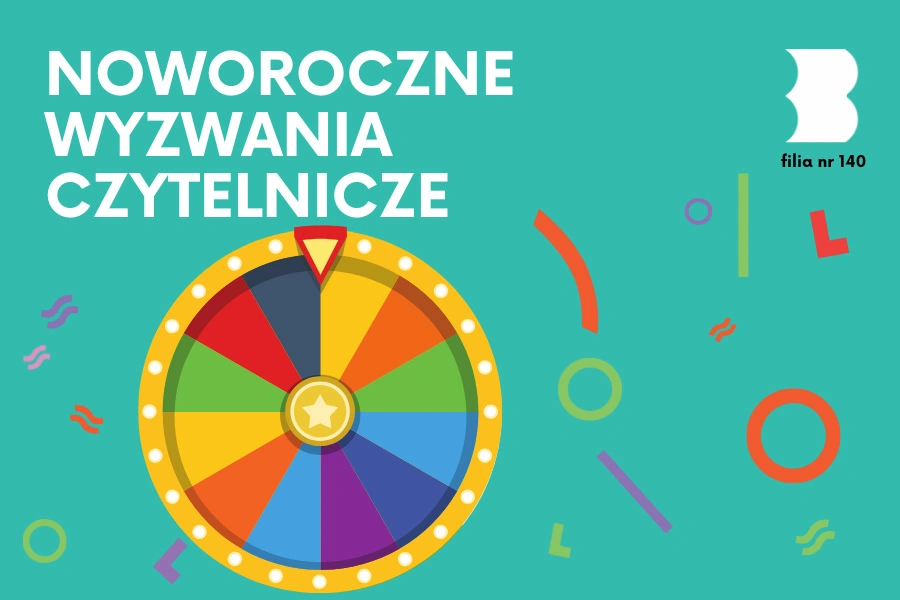 Rysunek wielobarwnego koła fortuny.