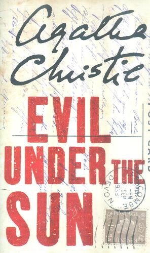 Okładka książki Evil under the sun / Agatha Christie.