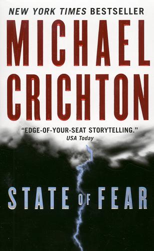 Okładka książki State of Fear / Michael Crichton.