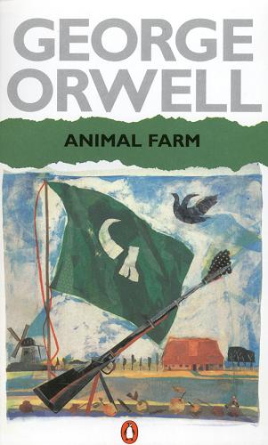 Okładka książki Animal farm / George Orwell.