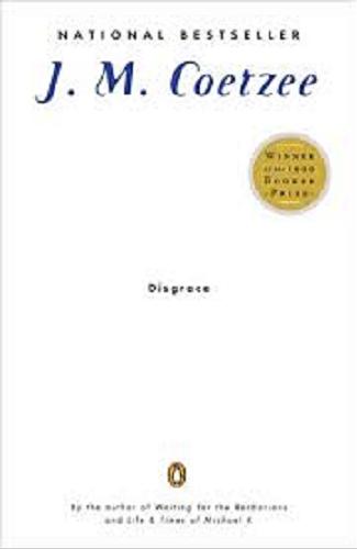 Okładka książki Disgrace / J.M. Coetzee.