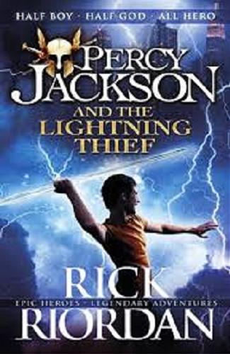 Okładka książki Percy Jackson and the Lightning Thief / Rick Riordan.