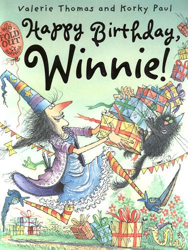Okładka książki Happy Birtday Winnie! [ang.] /  Valerie Thomas ; and Korky Paul [ill.].