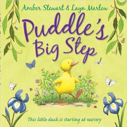 Okładka książki Puddle`s big step / Amber Stewart ; il. Layn Marlow