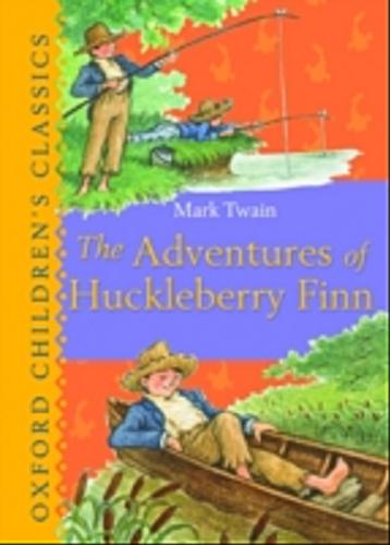 Okładka książki The Adventures of Huckleburry Finn / Mark Twain.