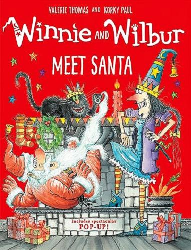Okładka książki Meet Santa / Valerie Thomas and Korky Paul.