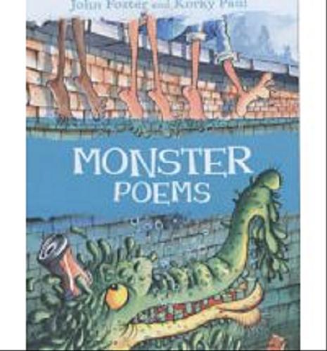 Okładka książki  Monster poems  8