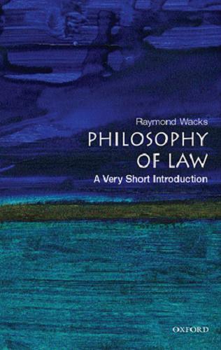Okładka książki  Philosophy of law :  a very short introduction  2