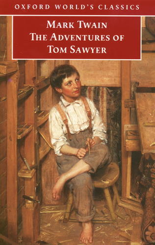 Okładka książki The adventures of Tom Sawyer / Mark Twain ; red., wstłp i p Lee Clark Mitchell.