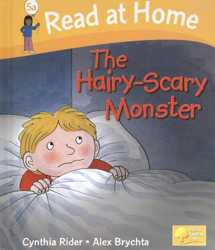 Okładka książki The Hairy-Scary monster / written by Cynthia Rider ; illustrated by Alex Brychta.