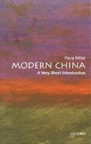 Okładka książki  Modern China  1