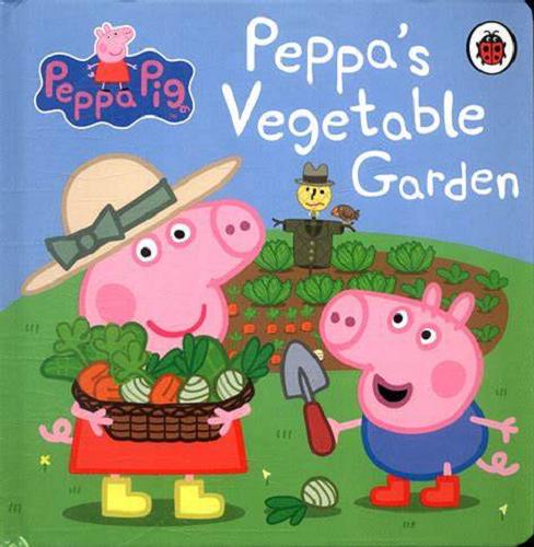 Okładka książki Peppa`s vegetable garden / [created by Neville Astley and Mark Baker ; adapted by Lauren Holowaty].