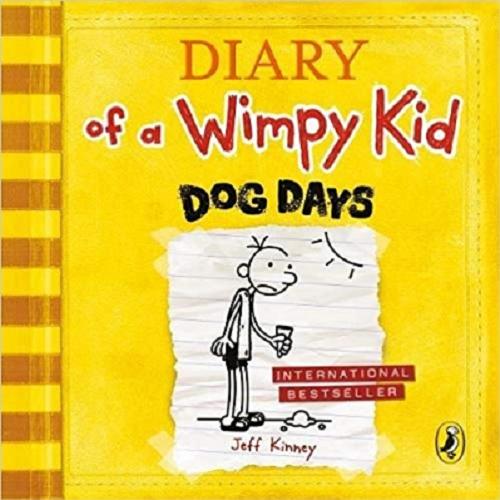 Okładka książki Diary of a wimpy kid [Dokument dźwiękowy] : dog days / Jeff Kinney.