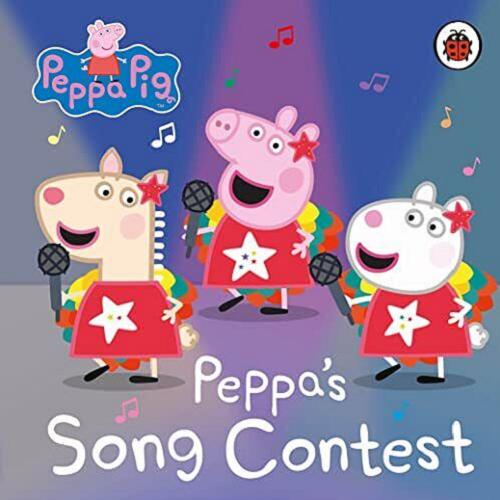 Okładka książki Peppa`s song contest / adapted by Christina Webb.