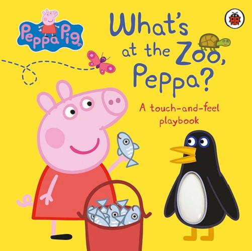 Okładka książki What`s at the Zoo, Peppa? / written by Toria Hegedus.