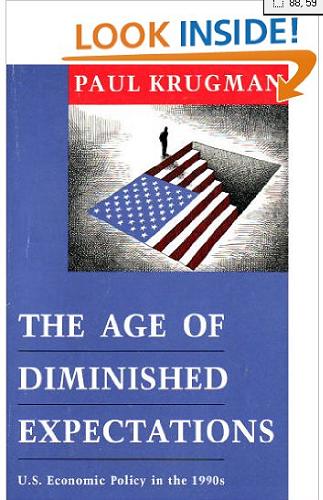 Okładka książki  The age of diminished expectations : U.S. economic policy in the 1990s  3
