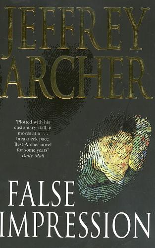 Okładka książki False impression [ang.] / Jeffrey Archer.