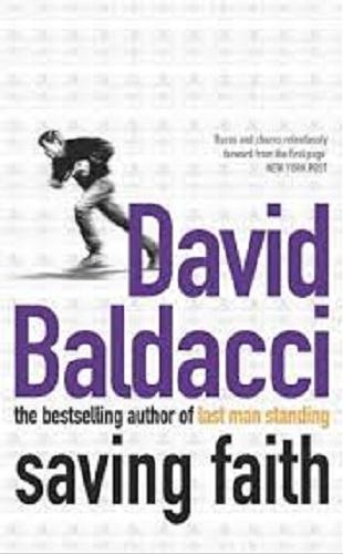 Okładka książki Saving faith / David Baldacci.