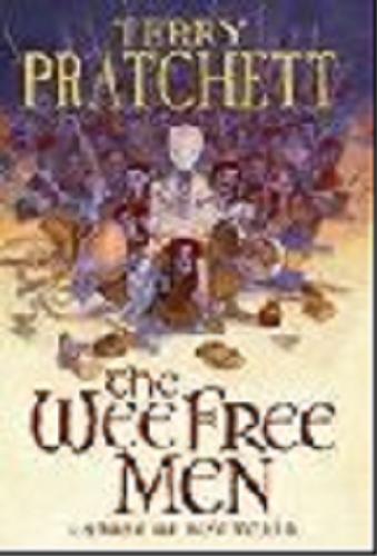 Okładka książki The Wee Free Men / Terry Pratchett.