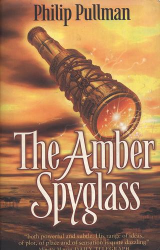 Okładka książki Amber Spyglass / Philip Pullman.