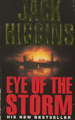 Okładka książki Eye of the storm / Jack Higgins.