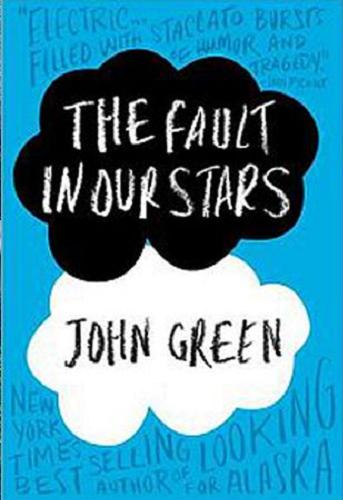 Okładka książki The fault in our stars / John Green.