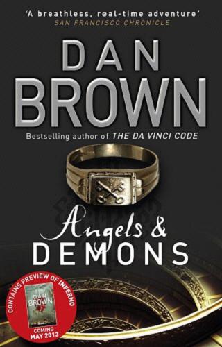 Okładka książki Angels & demons / Dan Brown.