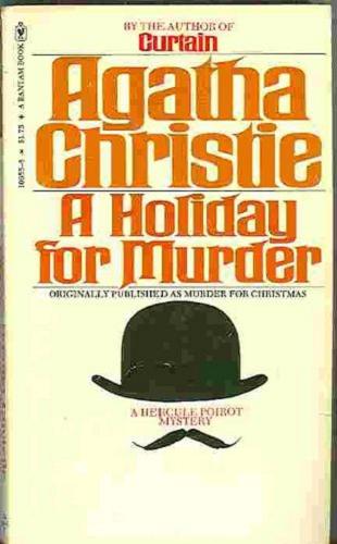 Okładka książki A holiday for murder / Agatha Christie.