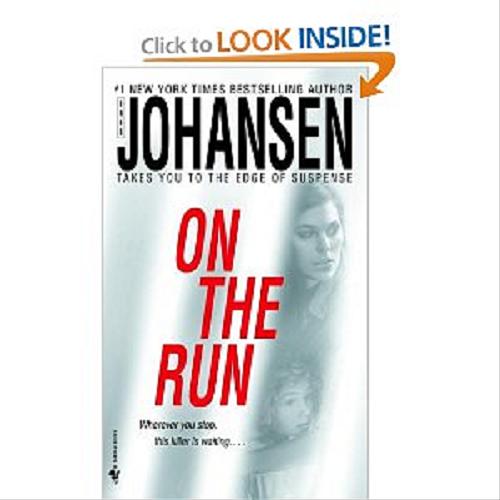 Okładka książki On the run / Iris Johansen.