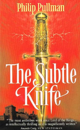 Okładka książki Subtle Knife / Philip Pullman.