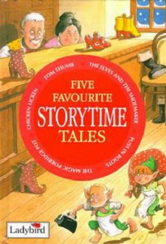Okładka książki Five favourite storytime tales / [retold by: Audrey Daly, Nicola Baxter, Joan Stimson ; illustrated by Peter Stevenson, Tony Kenyon, Mike Gordon, Petula Stone].