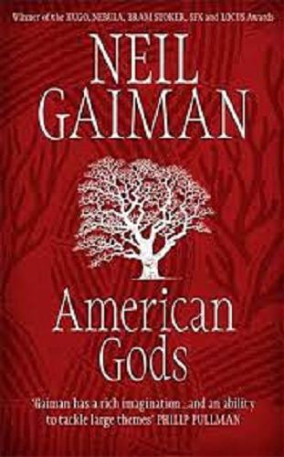 Okładka książki American Gods / Neil Gaiman.