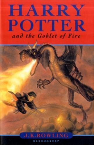 Okładka książki Harry Potter and the Goblet of Fire / J. K. Rowling.