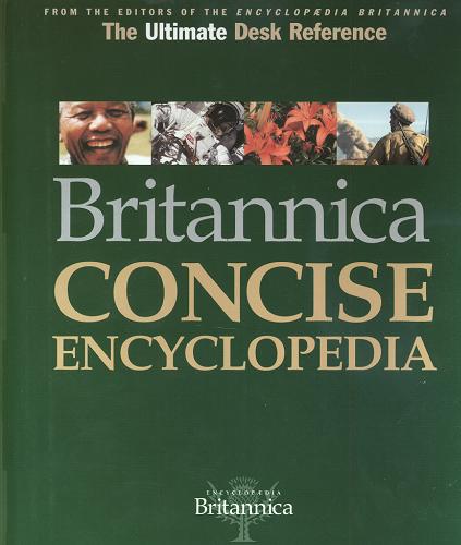 Okładka książki Britannica concise encyclopedia / red. Dale H Hoiberg.