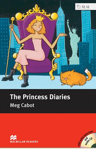 Okładka książki The princess diaries / Meg Cabot ; retold by Anne Collins ; [illustrated by Karen Donnelly].