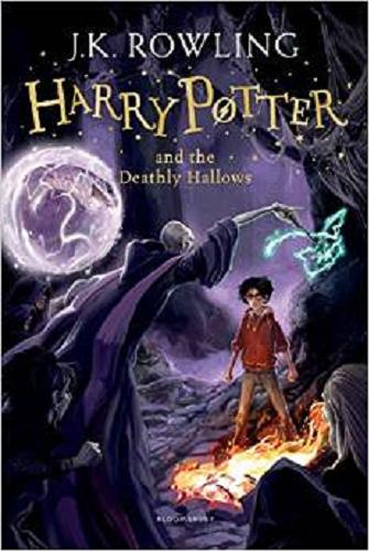 Okładka książki Harry Potter and the deathly hallows / J. K. Rowling.