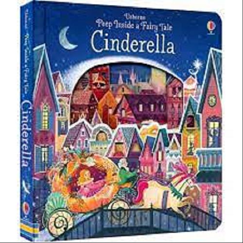 Okładka książki Cinderella / retold by Anna Milbourne ; designed by Laura Wood ; illustrated by Karl James Mountford.