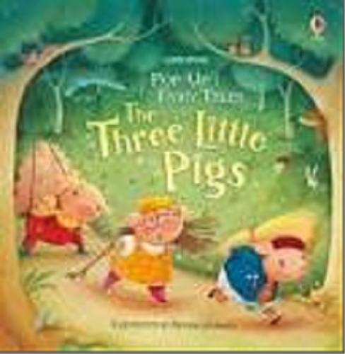 Okładka książki The Three Little Pigs / Susanna Davidson, illustrated by Richard Jonhson.