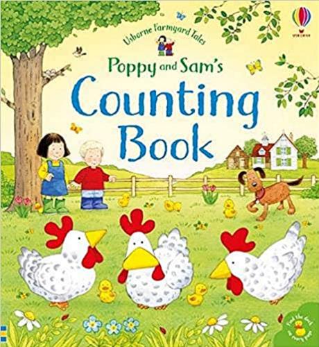 Okładka książki Poppy and Sam`s Counting Book / written by Sam Taplin ; illustrated by Simon Taylor-Kielty ; based on illustrations by Stephen Cartwright ; designed by Carly Davies.